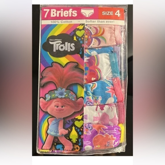Dreamworks Other - Dreamworks Trolls Kids Briefs - Multicolor Pack